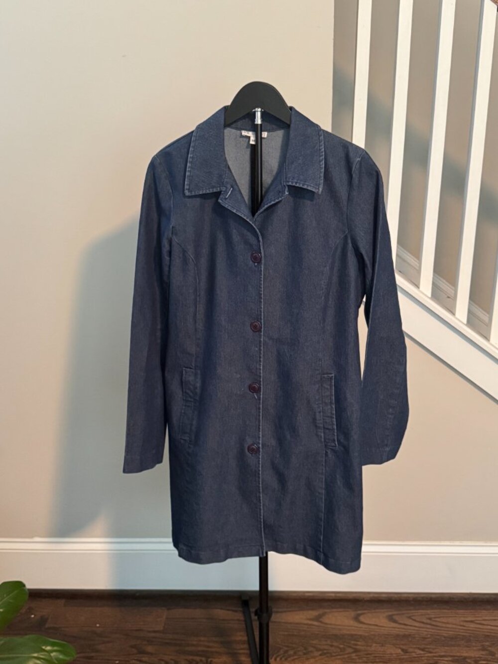 Denim Coat Dress Size Medium